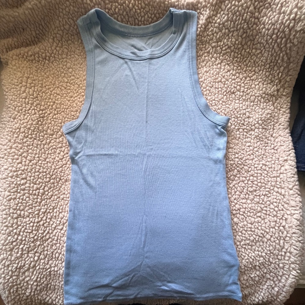 Blue tank top